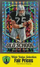 2020 Panini Mosaic Old School Prizm Howie Long #OS17 LA Raiders Football Card