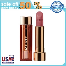 MERIT Signature Lip Lightweight Lipstick Millennial - classic pink
