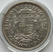 1937 George VI Coronation Silver Crown