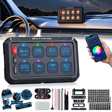 Mictuning Bluetooth Rgb 8 Gang Onoff Switch Panel 12v Led Circuit Relay System Mictuning Bluetooth Rgb 8 Gang Onoff Switch Panel 12v Led Circuit Relay System