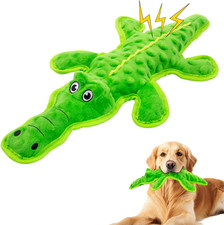 No Stuffing Dog Squeak Toys- Chew Toys for Small Medium Large Breed- Durable Pup
