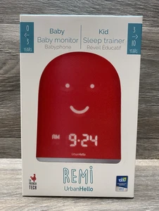 UrbanHello REMI 5-in-1 Baby Monitor Sleep Tracker Training Clock Night Light
