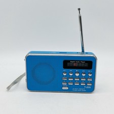 T-205 FM Radio Portable  Speaker Digital Multimedia MP3 USB SD TF *NO BATTERY*