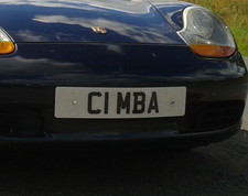Private Car Number Plate C1 MBA (reads Simba) On Retention CIMBA C1MBA Name