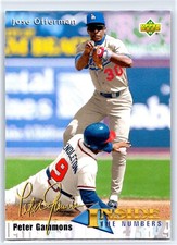 JOSE OFFERMAN 1993 Upper Deck Peter Gammons Inside the Numbers Dodgers #464