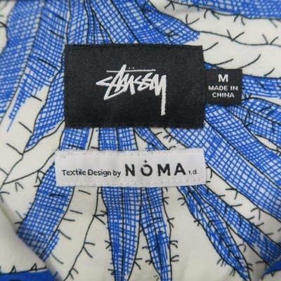 Stussy Shirt Mens Medium White Floral NOMA t.d. Collab Hawaiian