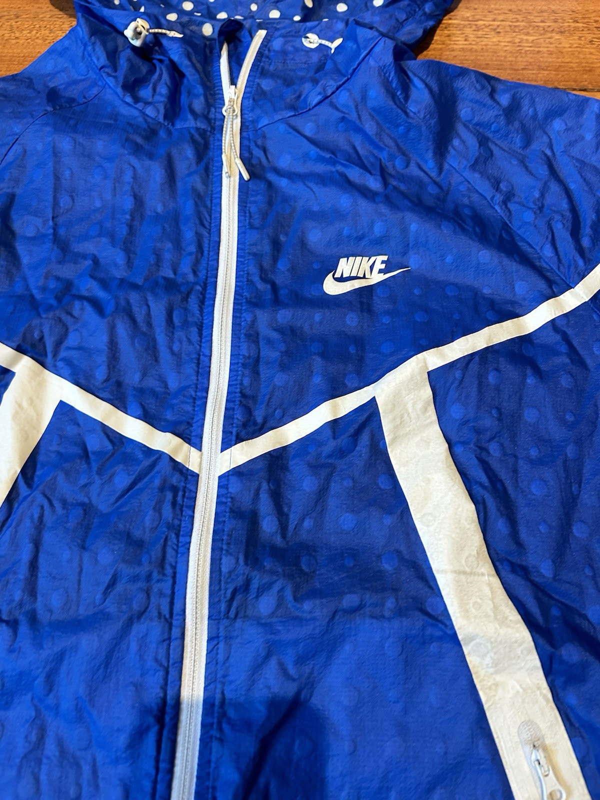 Nike Tech Hyperfuse Windrunner Jacket Sz Med Blue… - image 2