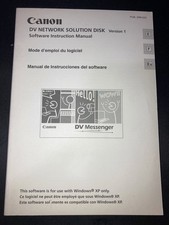 MANUAL Canon DV Network Solution Disk