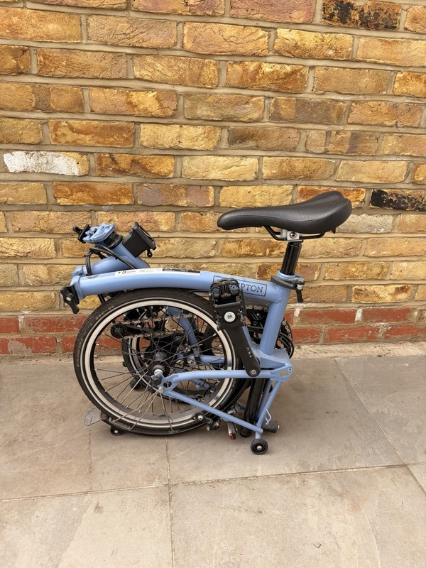 Brompton C Line 2-Speed, NEW - Includes Bag Bell  In blue colour