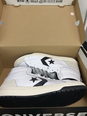 NEW Converse Pro Blaze Classic Mid Shoes White Black Egret  display picture 3
