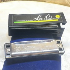 OLD LEE OSKAR HARMONICA INSTRUMENT BY TOMBO WITH CASE 10 HOLE