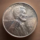 1941-D RB AU Lincoln Wheat Cent receive coin pictured 1558