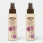 2 Pack- Hawaiian Tropic Skin Duo Defense SPF 30 Sunscreen Mist Travel Size 3.4oz
