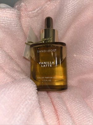 SAND+FOG Vanilla Latte 50ml EDP Perfume Oil Dropper Vanilla Coconut Latte Amber