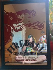 Fireball Whisky Mirror Great For Man Caves Or Bars  3x4 Feet PICK. UP. ONLY!