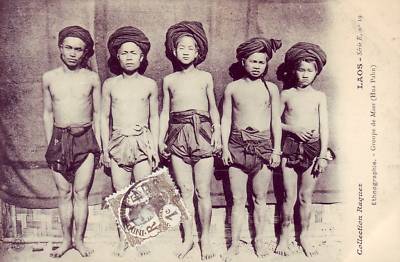 B2653+ CPA LAOS ETHNOGRAPHIE MAOS GRUPPE