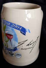 1x Bierkrug 27. Bayreuther B&uuml;rgerfest 2004 Richard Wagner Franz List
