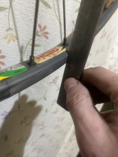 Saturae HC20 Rim On A Miche Hub 700c Front Wheel Rim Brake Retro Road Bike Q/R - Picture 3 of 7