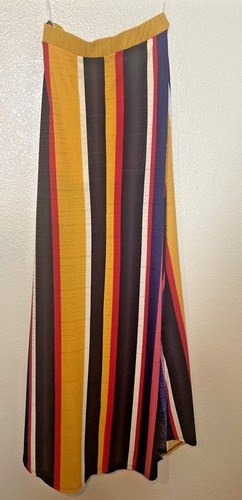 GSW Women's Multicolored Stripes Top & Skirt Set Sizes Small Medium Large - Picture 11 of 23