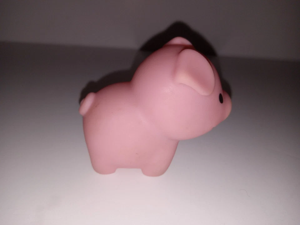 Figura de juguete de baño rosa de cerdo Munchkin 2014 PVC bebé niño juguete apretar Foto 2 de 4