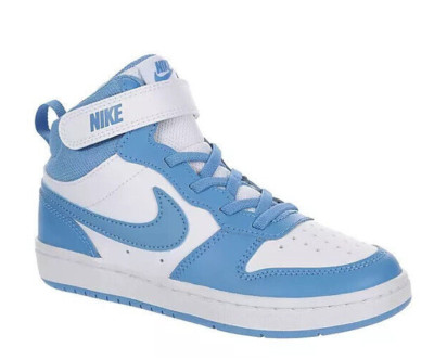 Little Kid's Nike Court Borough Mid 2 White/Blue Beyond (CD7783 123)