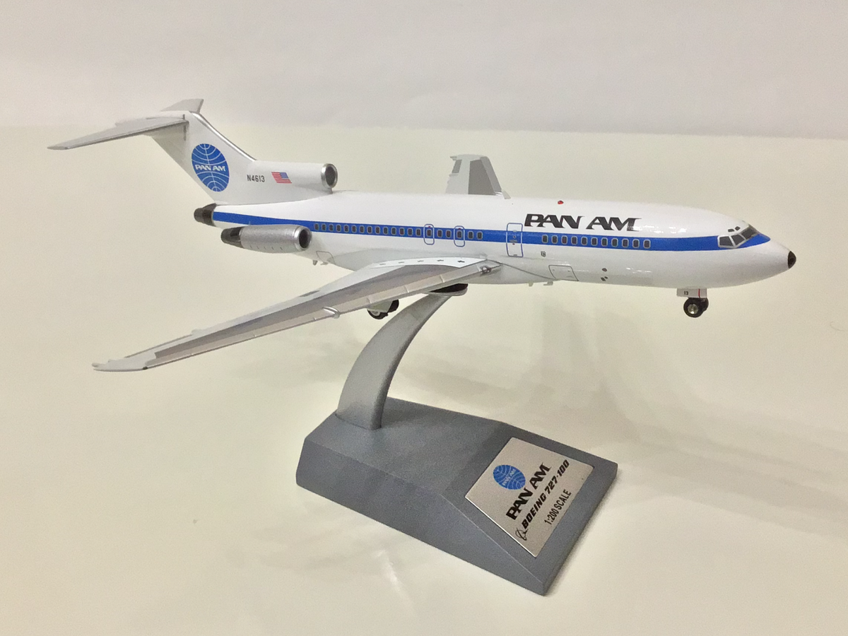 Inflight　1/200　アメリカン航空　B727-100　NI965 Inflight 1:200 PAN AM Boeing 727-100 | eBay