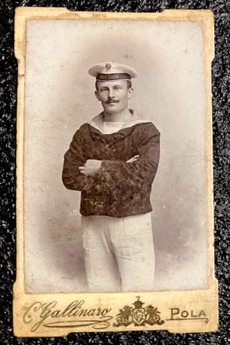 /Military Photo AUSTRO HUNGARIAN NAVY SAILOR ,Pula Naval base,Croatia,WW1