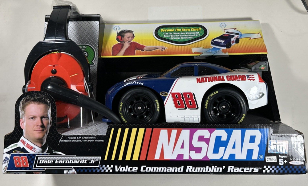NOS NASCAR VOICE COMMAND RUMBLIN RACERS DALE EARNHARDT JR CAR 88 NATIONAL GUARD