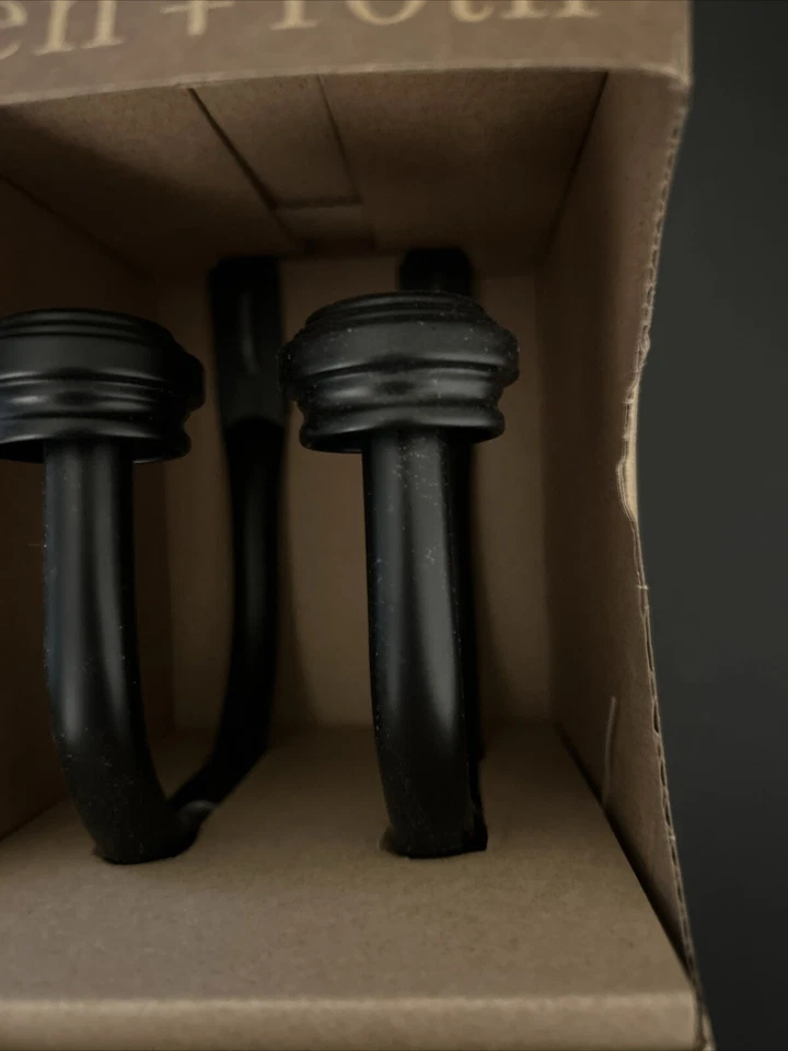 Allen + Roth Holdbacks acabado negro mate #0634465 nuevo en caja Foto 3 de 4