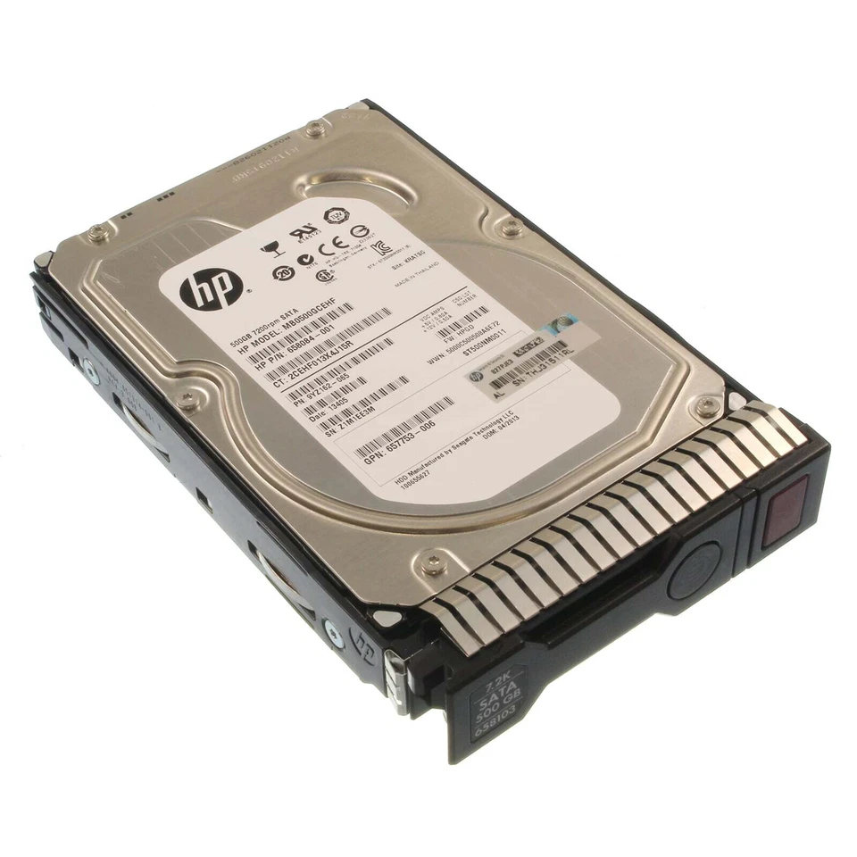 HP SATA Festplatte 500GB 7,2k SATA 6G LFF - 658103-001