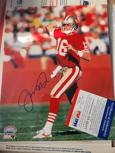 Joe Montana Signed 8x10 Autographed Photo PSA/DNA Authenticated 49ers