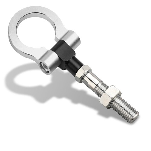Silver Heavy Duty Track Racing Style Rear Tow Hook for Honda Civic 2016