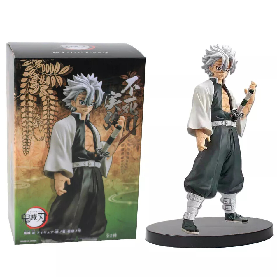 McFarlane Toys - Demon Slayer Action Figure Sanemi Shinazugawa 5 Pollici - Hashira Del Vento Con Spada - 2
