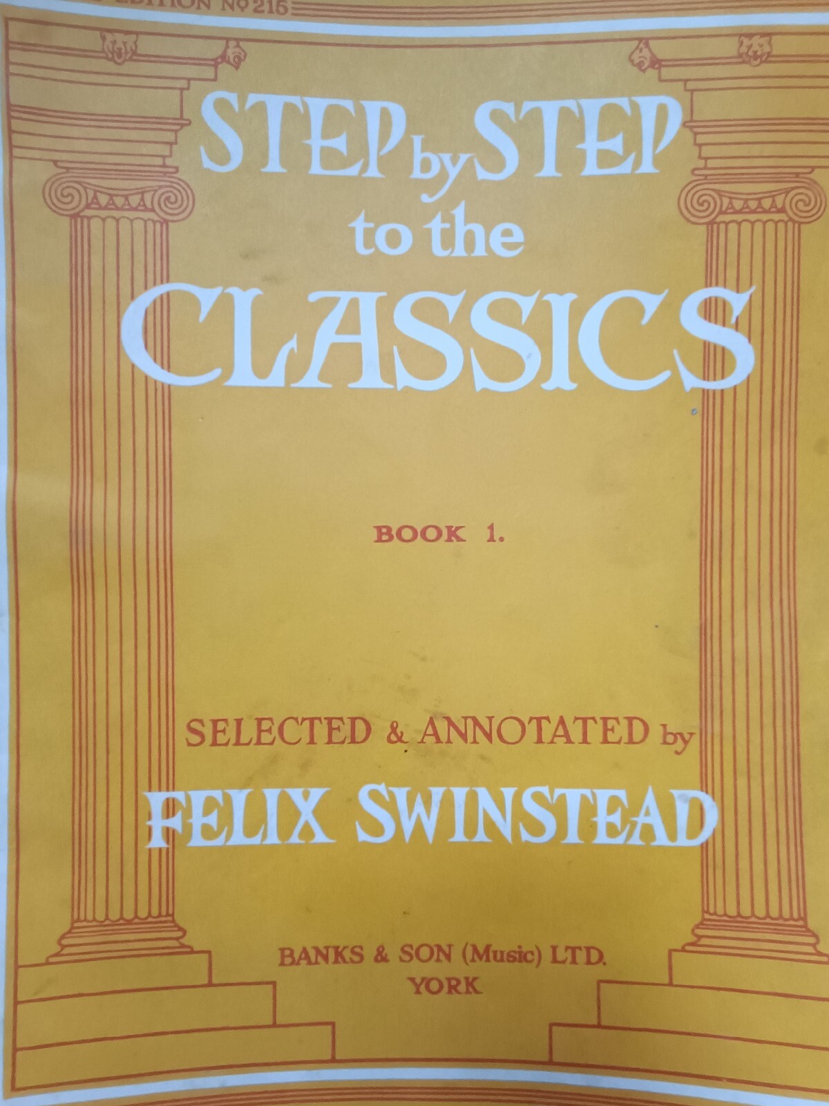 Classics Pianoforte Sheet Music Books Vintage Piano Books