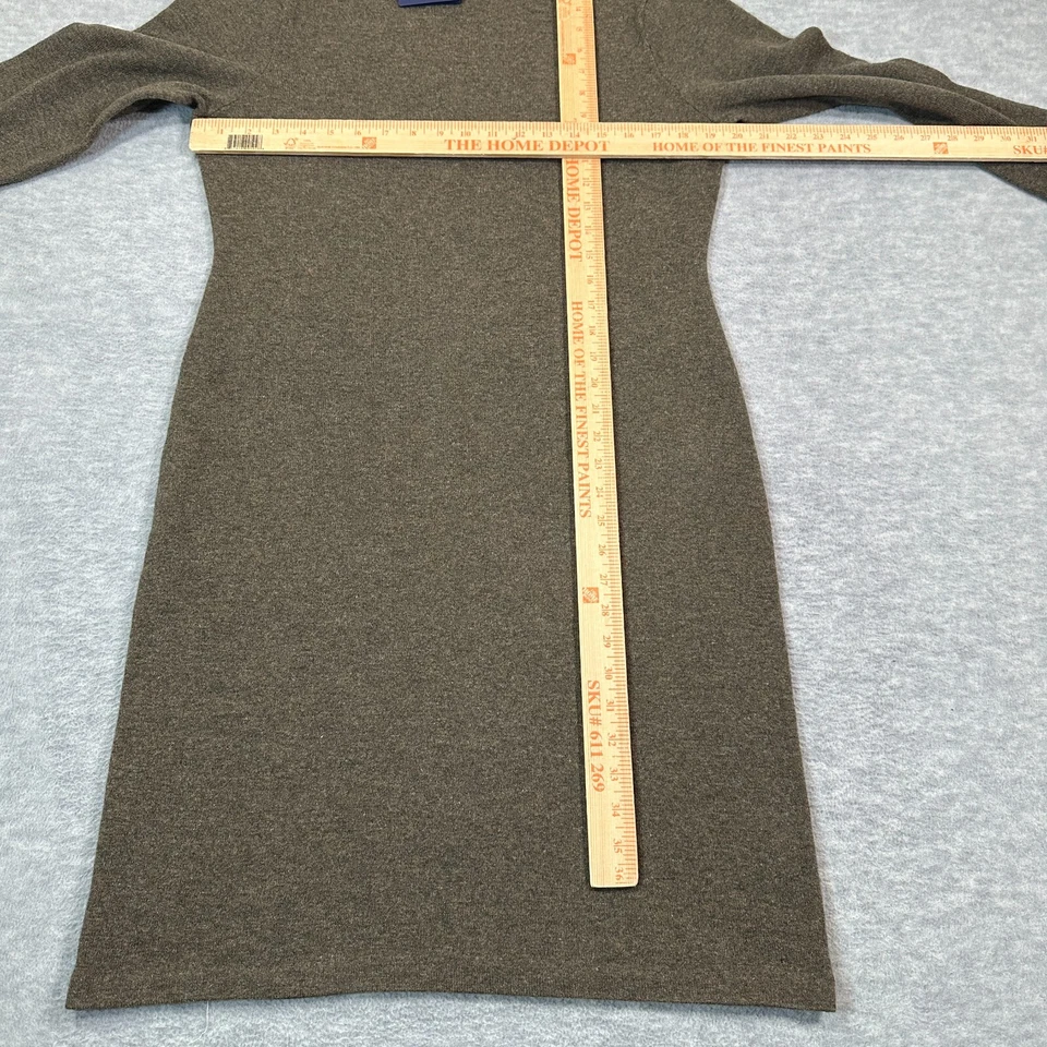 Ralph Lauren Sweater Dress Womens XL Green Wool Cashmere Turtleneck NWT $398 - Image 3 of 4