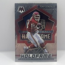 2022 Panini Mosaic Football Tony Gonzalez HoloFame HF-13 Kansas City Chiefs