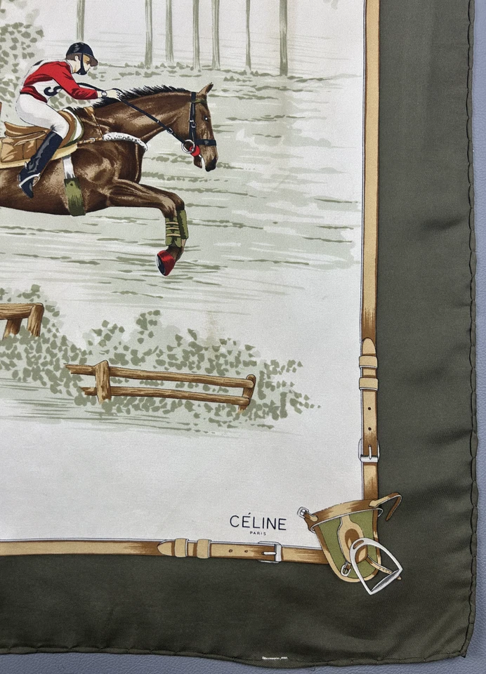 Hermosa bufanda vintage "CELINE" Foto 3 de 4