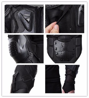 Motorcycle Armor Black Motorcycle Body Armor Pressure Suit – Motocross & Dirt Bike Protective Gear – Available In Kid And Adult Sizes Motorcycle Body Armor For Men - Foto 12