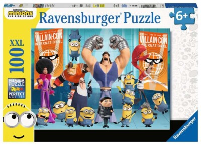 Ravensburger Puzzle 12915 Gru und die Minion's  6+ Jahre 100 Teile XXL