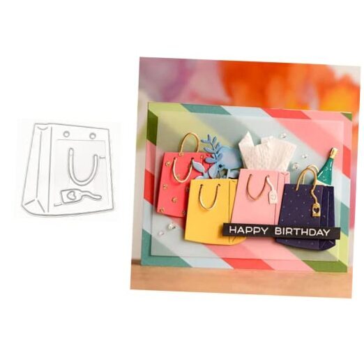 Handbag Metal Die Cuts, Cute Handbag Bag Cutting Dies Cut Stencils for DIY-image