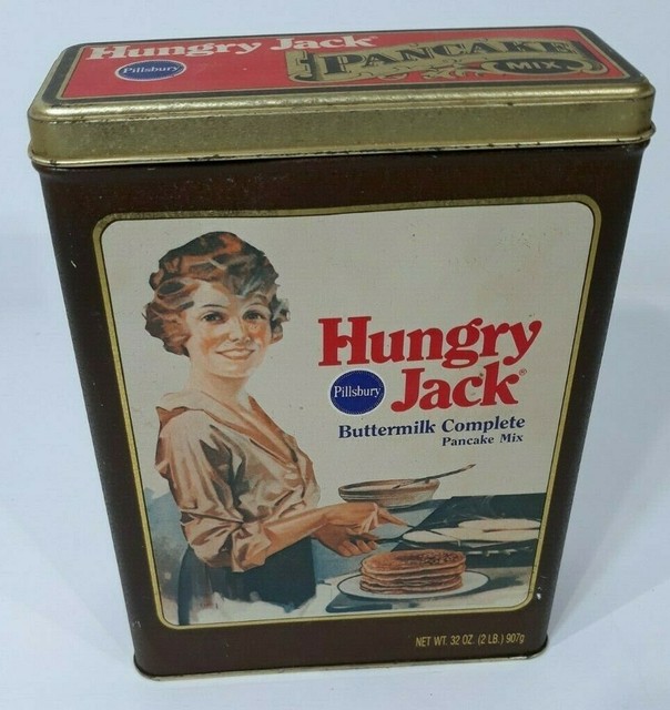 Vintage Hungry Jack Pancake Mix Tin Very Good Condition eBay