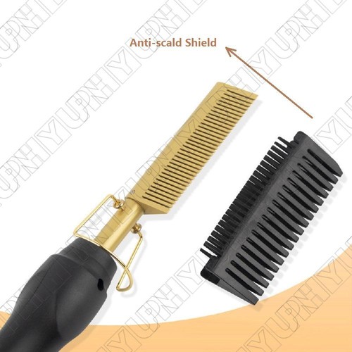 Heat Hot Comb Electric Hair Straightening Comb 3 Adjustable Heat ...