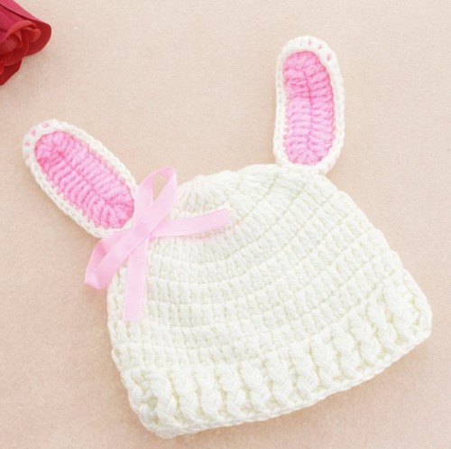 Newborn Bunny outfit Newborn Photo Props Bunny Set - Picture 3 of 7
