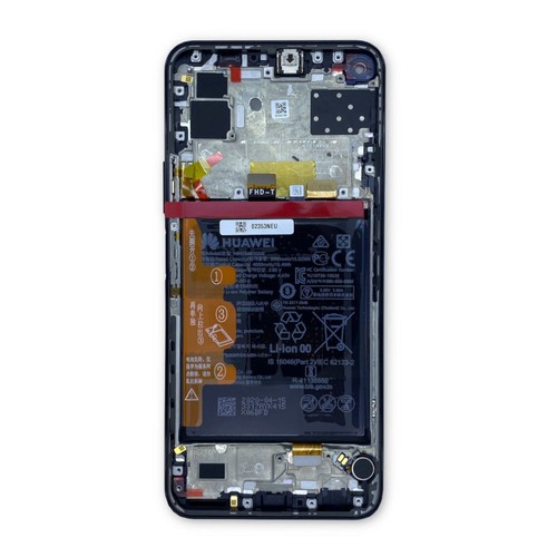 Für Huawei P40 Lite 5G 02353SUN Full LCD+Rahmen Midnight Black/Schwarz Reparatur - 第 2/3 張圖片
