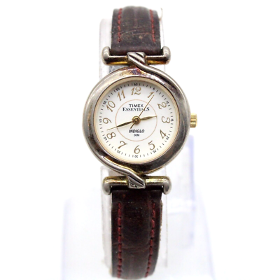 Vintage Timex Essentials Watch Womens Silver Tone Stainless  display picture 1