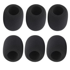 6 Pack Foam Mic Cover Handheld Microphone Windscreen, Thick and Breathable
