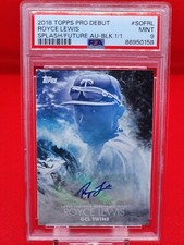 2018 Topps Pro Debut Splash of the Future Royce Lewis 1/1 (RC) PSA 9