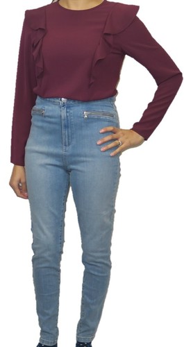 Ladies Ex River Island Biker Jeans 