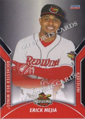2024 Rochester Red Wings Erick Mejia RC Rookie Nationals Minor Card DR
