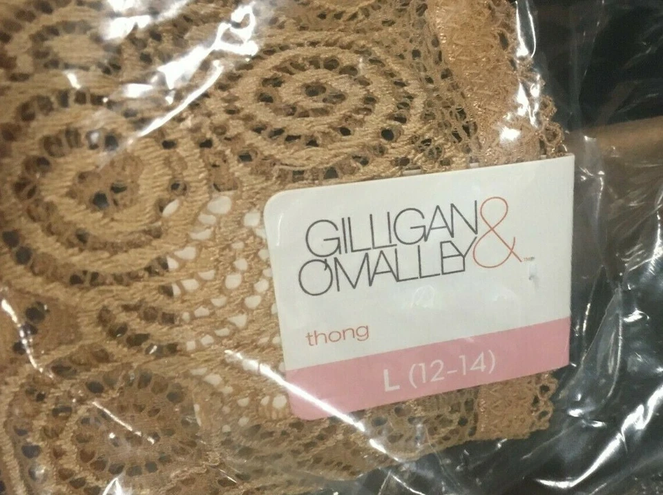 Gilligan & O'Malley Tanga Panty Ropa Interior, Bragas Para Mujer, Lote Multi Opciones Foto 2 de 3